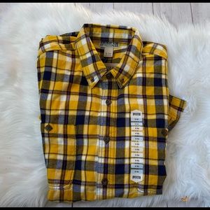 Duluth Trading Long Sleeve Flannel Shirt. XL Tall